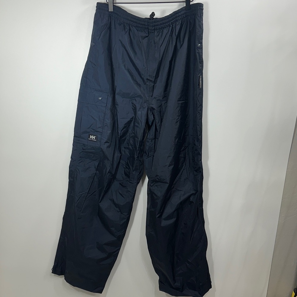 Helly Hansen All Weather Blue Outdoor Cargo mesh lined windbreaker Pants.XL.NWT